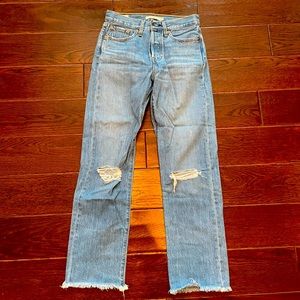 Levi’s wedgie cut jeans